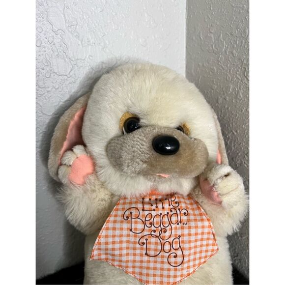 1982 Applause Little Beggar Puppy Dog Plush Stuffed Animal - Picture 3 of 5